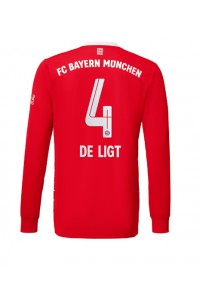 Fotbalové Dres Bayern Munich Matthijs de Ligt #4 Domácí Oblečení 2022-23 Dlouhý Rukáv